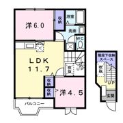フォレステージAの間取り画像