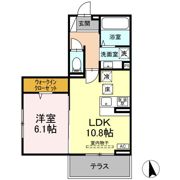 D-ROOM若松町の間取り画像