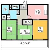 ハイツ森鷹2番館の間取り画像