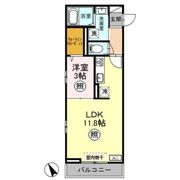 La-Vespaかごはらの間取り画像