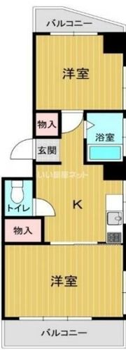 東大和ビルの間取り画像