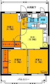 ユーミーあだちⅡの間取り画像