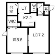 VIVACE HASSAMU(ヴィヴァーチェ発寒)の間取り画像