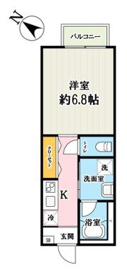 イースターリリー川口の間取り画像
