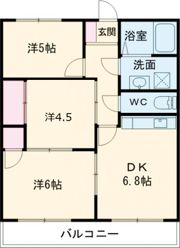 オレンジハイツの間取り画像