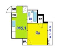 パークサイドハイツの間取り画像
