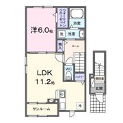 カミーノ アムレト Ⅱの間取り画像
