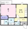 ベネ長谷の間取り画像