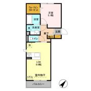 メゾンド ベリタスの間取り画像
