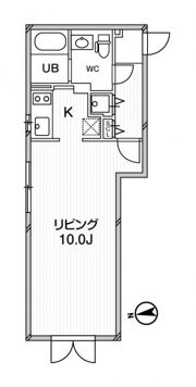 ﾙｸﾚ東新宿の間取り画像