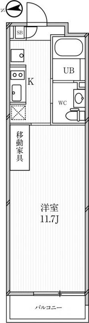 ﾙｸﾚ高田馬場の間取り画像