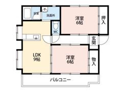 グランディアBの間取り画像