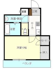 リバティープラザ袋町の間取り画像