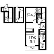協和Ⅱの間取り画像