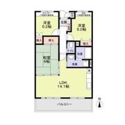 ヴィーブル岩倉の間取り画像