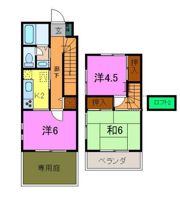 アリーブ茂原第3－B棟の間取り画像