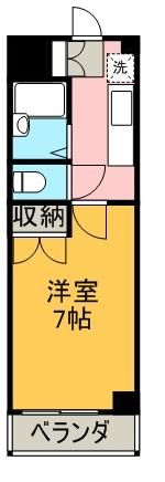 ハッピーハイツ田宮の間取り画像
