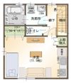 ガレージハウス上塩冶の間取り画像