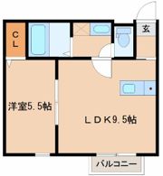 リングフィールド連坊駅前Ⅱの間取り画像
