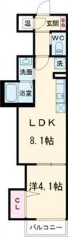 F asecia assistの間取り画像