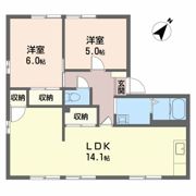 コスモタウン森岡 D棟の間取り画像