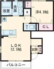 シャンス・メゾンⅡB棟の間取り画像