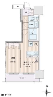 エスティメゾン錦糸町Ⅱの間取り画像
