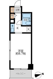 CASSIA南浦和の間取り画像