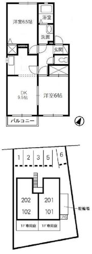 レイクスワンの間取り画像