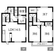 メゾンラピスEの間取り画像