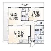 プレステージ西浦の間取り画像
