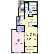 ヒルサイド・ヴィラM Bの間取り画像