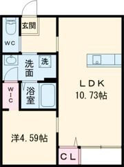 Nana A棟の間取り画像