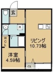 Nana B棟の間取り画像