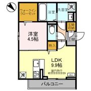 ノーブルヴィラ上尾の間取り画像