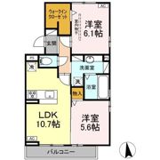 プロムナード S棟の間取り画像
