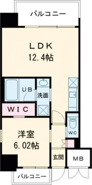 プレジオ森河内ASIANの間取り画像