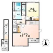 ルミナスハイム 東宝木の間取り画像