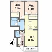 ヴァン・ヴェール A棟の間取り画像