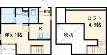 MAHORA MAISON久留米大学駅前1の間取り画像