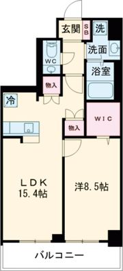 コートデルトゥール昭島の間取り画像