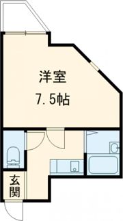 リッツ舞子坂の間取り画像