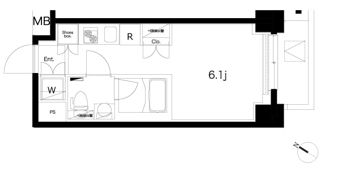 プレミアムキューブ横浜の間取り画像