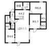 Livease Yamanote(リヴィースヤマノテ)の間取り画像