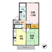 ラフィネ北間の間取り画像
