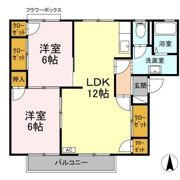 ロイヤルシェル A棟の間取り画像