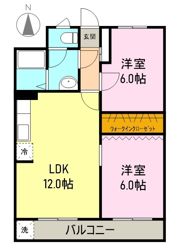 コーポ富士見の間取り画像