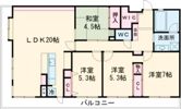 エイルマンション新潟南ロゼアの間取り画像