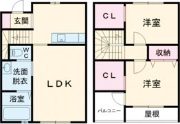 ラスティアⅢの間取り画像