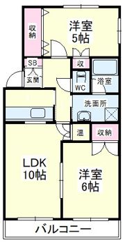 メゾン雅の間取り画像